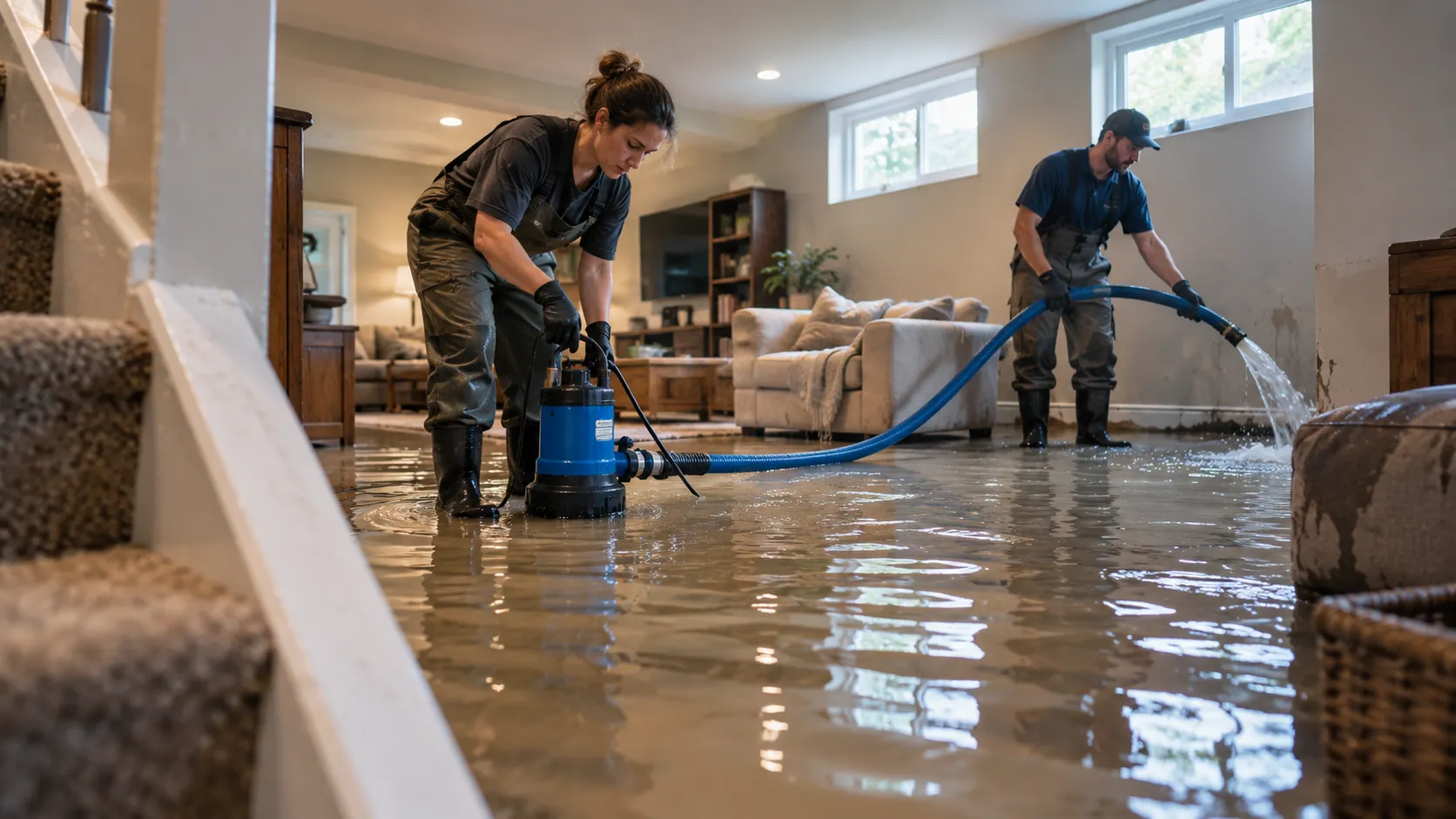 Flooded Basement Cleanup in Charlotte, NC