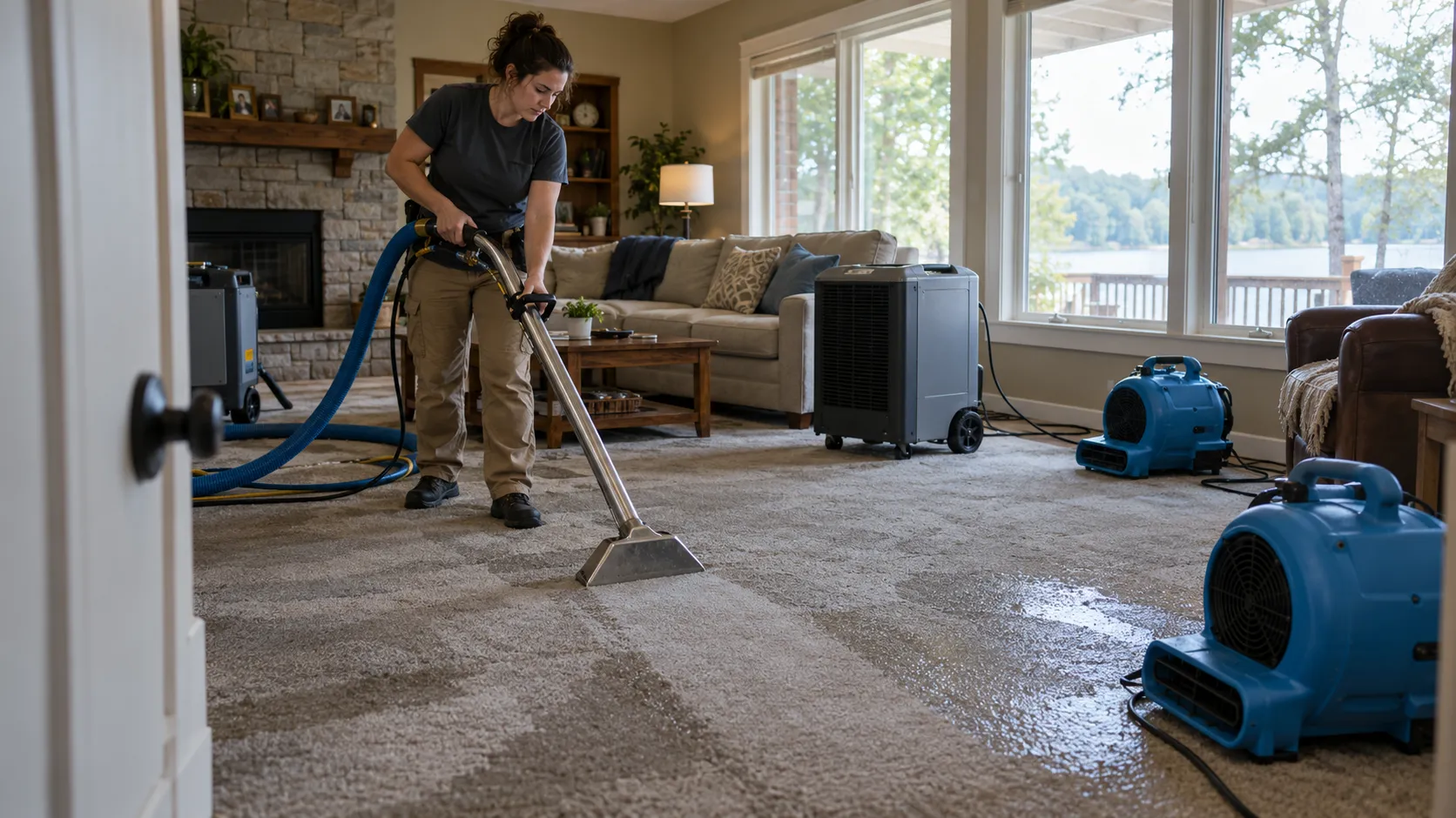 Water Extraction & Structural Drying in Charlotte, NC